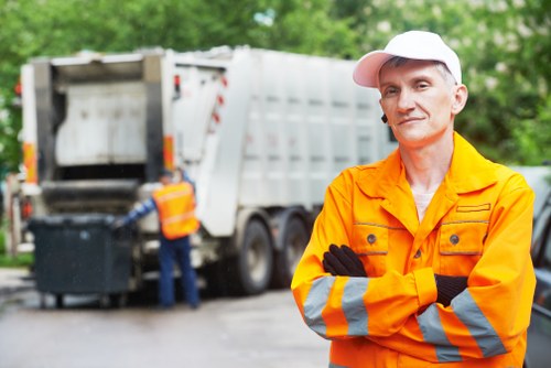 Professional team conducting house clearance in Battersea