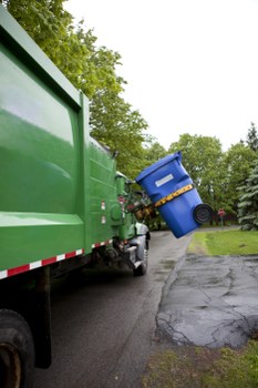 Inspection of waste containers during a complaint investigation